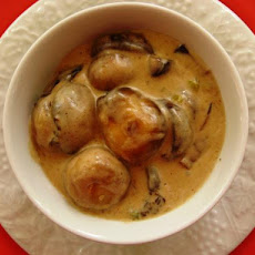 Sherry Creamed Mushrooms