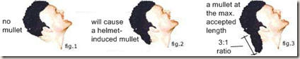 mullet hair diagram