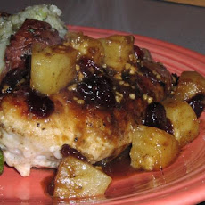 Chicken With Cranberry-Hoisin Sauce