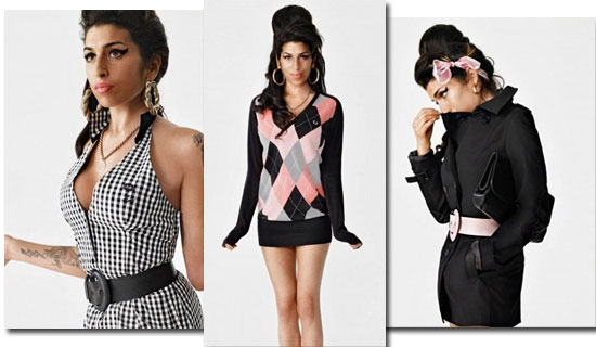 SatisFASHION: Amy Winehouse finalmente mostra sua coleção de roupas ao mundo