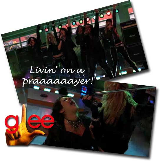 Vai que é tua, Glee: Living on a prayer / Start me up