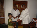 Prize distribution for competitions held in ashram