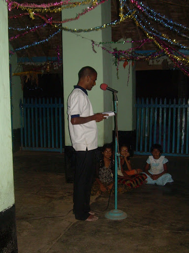 Health awareness - talk given by Srinivas for Dharmaraopet villagers