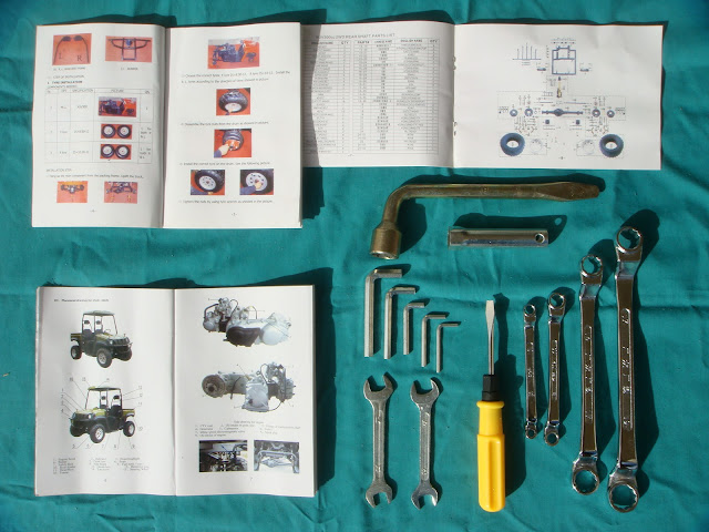 300cc 2WD Farm Ute UTV Toolkit Manual