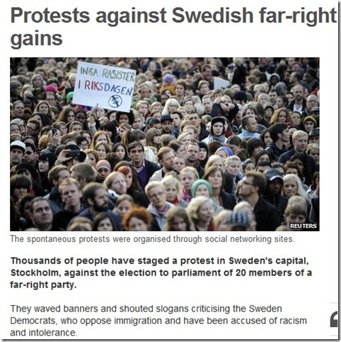sweden protests