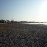 La platja de l'arenal de l'Hospitalet gairebé buida a les 8:30 P1050391.JPG