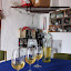 This straw coloured, slightly oily, nutty wine went perfectly with the spicy sausages Santiago served with them.