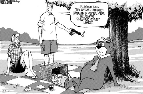 Sunday Cartoon Fun: Guns In National Parks Edition