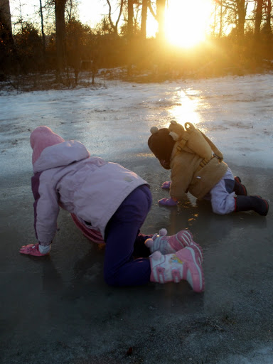 Meghan declared, The ice needs to be cleaned!