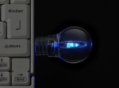 Blue Lamp USB flash drive Blue Lamp USB flash drive