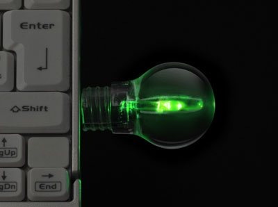Green Lamp USB flash drive Green Lamp USB flash drive