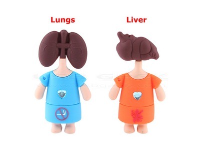 lungs and liver usb drive