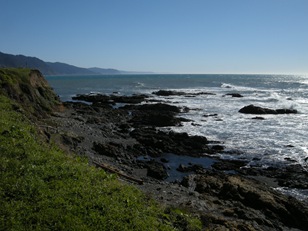 the tidepools at sheltered Cove
