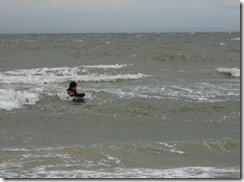 Sam Surfing at East Runton