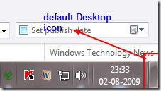 show desktop icon
