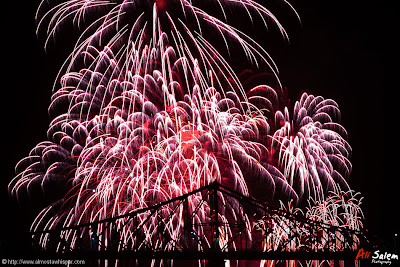 Fireworks at Old Montreal
