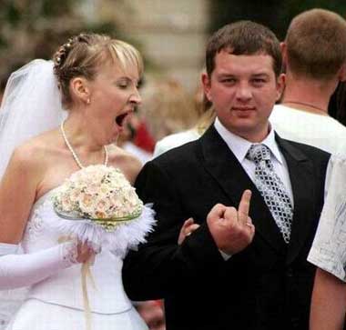 Fotos que vc nunca verá em um álbum de casamento