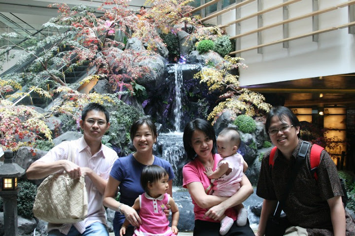 If it wasn't for the escalators at the back you would have thought we were in a botanical garden.