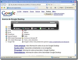 google desktop con mru