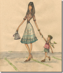 A minha sobrinha e eu