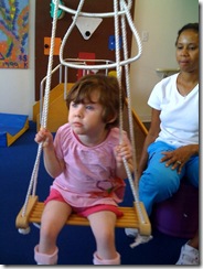 allie on the swing