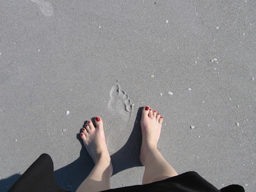 Julia Silver Feet