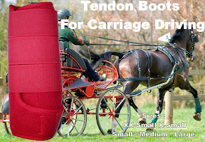 Carriage Driving Coloured Protective Tendon Red