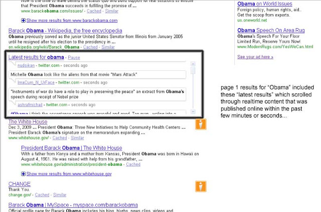 Google latest results