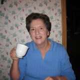 Dan's mom at the tea room, January 2010