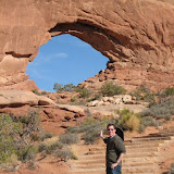 Dan at one of “The Windows”