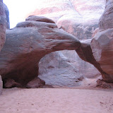 At “Sand Dune Arch”