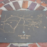 The Trail of Tears Memorial tells the tail of the Cherokee Indians