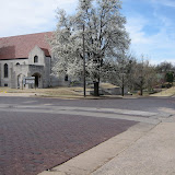 Brick roads in Barstow, OK