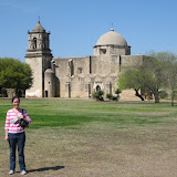 Katie at San Jose Mission