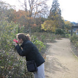 Katie takes time to “stop and smell the roses”