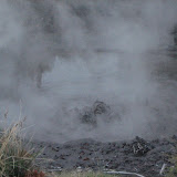 Bubbling steaming mud --  smells like sulfur!