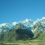 Views of moutains on our ride coming in to Queenstown