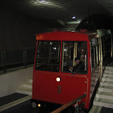 We took a trip in the cable car in Wellington.