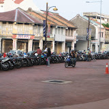 Motorcycles are very common in Malaysia - this was a outside of the mall