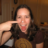 Dan surprised Katie with some icing.