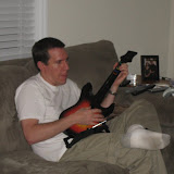Dan playing Guitar Hero!