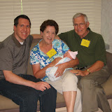 Dan's parents Carroll and Mary Alice get to know their granddaughter.