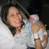 Happy mommy and healthy baby