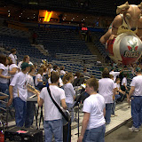Shawano Middle School Band at Milwaukee Bucks game