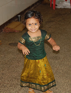 Shraddha, on my grandparents' 80th birthday celebrations, in August