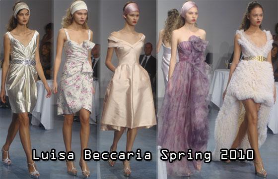 Luisa Beccaria Spring Fashion Show 2010