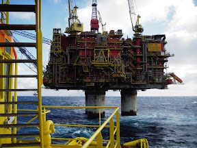 North Sea Oil Rig