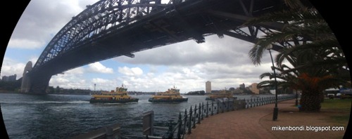 Ferry in triplicate