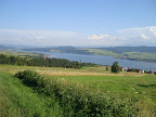 Widok na jezioro Czorsztyńskie