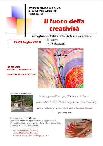 workshop: il fuoco della creatività